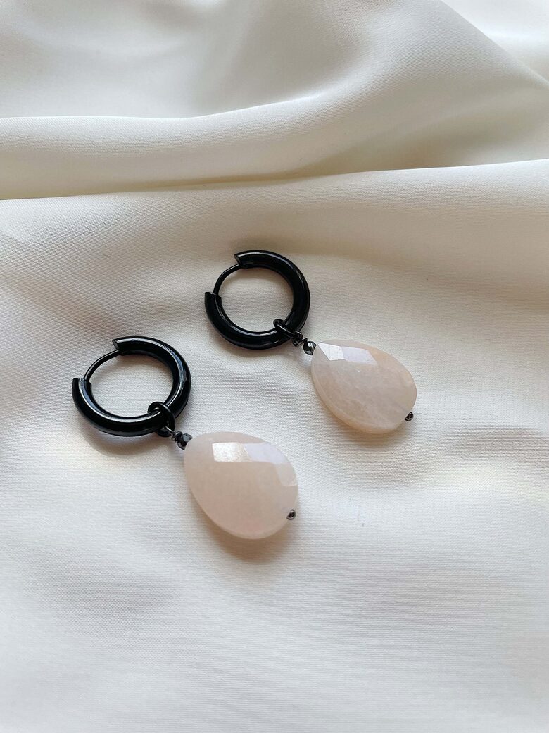 Earrings with Aventurine