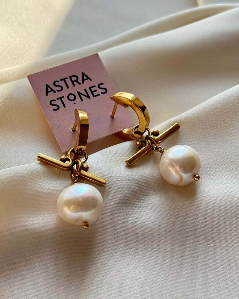 Earrings with Pearl